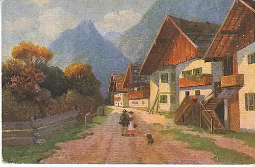 Oberbayrische Landschaft gl1904 B9830