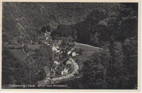 Treseburg Blick vom Wildstein gl1937 91.023