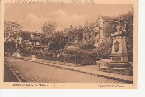 Bad Suderode Kaiser-Wilhelm-Straße gl1928 91.883