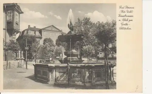 Ilmenau Hennebrunnen Goethe-Schlösschen gl1939 89.766