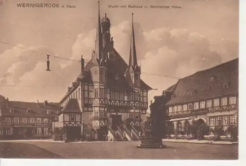 Wernigerode Markt Rathaus Gothisches Haus ngl 91.168