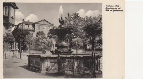 Ilmenau Hennebrunnen Goetheschule gl1952 89.786