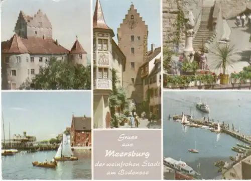 Gruss aus Meersburg a.B. Mehrbildkarte gl1957 29.038