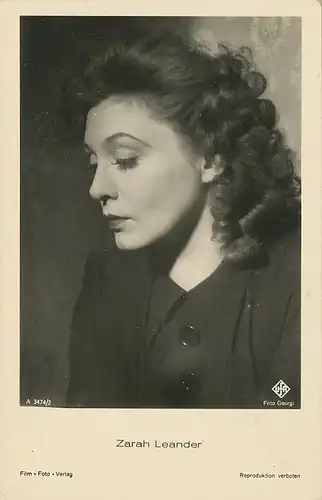 Porträt Zarah Leander ngl 115.591