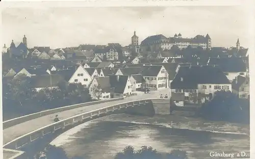 Günzburg Partie an der Donau gl1926 122.768