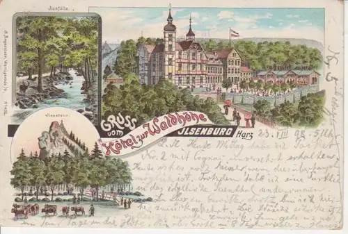 Ilsenburg Hotel zur Waldhöhe Ilsestein gl1898 91.171