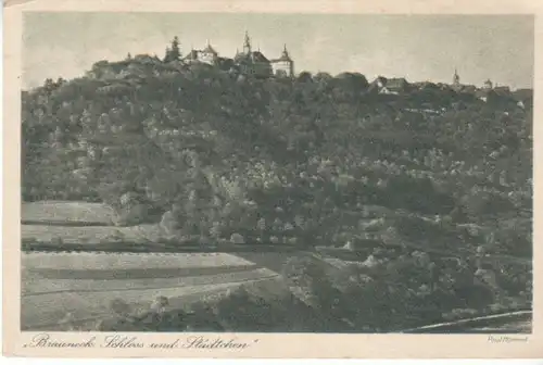 Brauneck Schloß und Städtchen gl1925 B5582