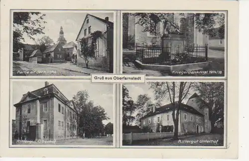Oberfarnstedt Rittergut Denkmal feldpgl1940 91.653