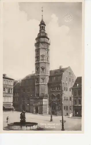 Gera Markt mit Rathaus gl1936 89.907