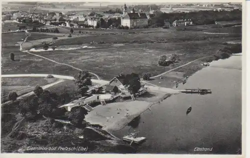 Pretzsch Elbstrand und Panorama glca.1950 92.052