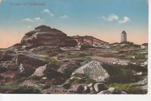 Brocken mit Teufelskanzel feldpgl1918 91.255