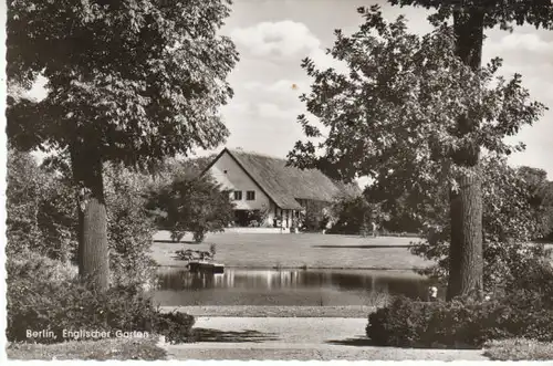 Berlin Tiergarten Engl.Garten Teehaus gl1956 B5113