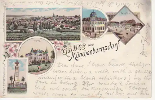 Münchenbernsdorf Total Post Schloss Markt gl1904 89.976
