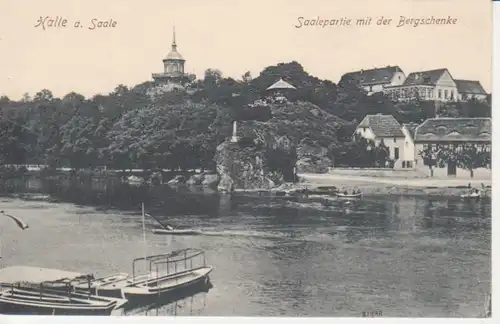 Halle a.S. Saalepartie mit Bergschenke ngl 91.549