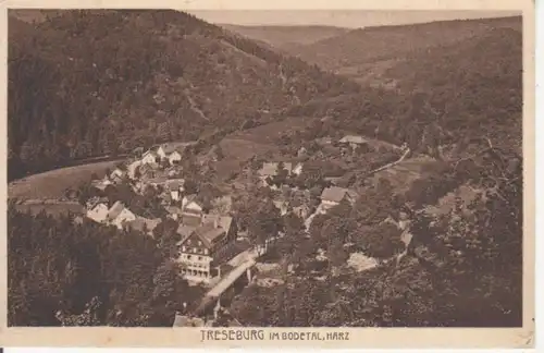 Treseburg im Bodetal Gesamtansicht gl1925 91.359