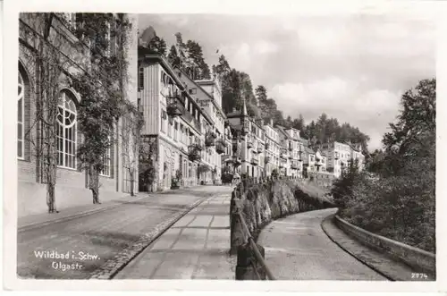 Wildbad/Schwarzwald Olgastraße gl1954 B5967