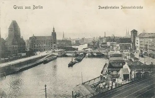 Berlin Dampferstation Jannowitzbrücke gl1908 117.281