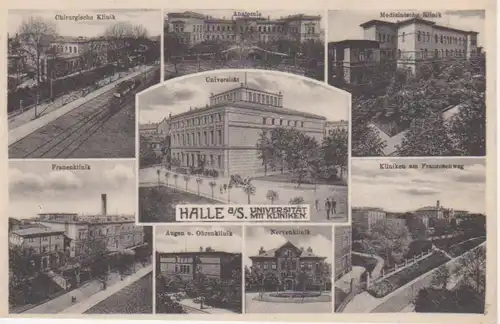 Halle an der Saale Mehrbildkarte ngl 91.395