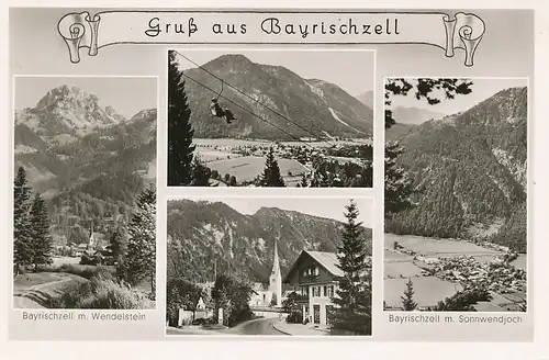 Bayrischzell Teilansichten Mehrbildkarte ngl 119.216