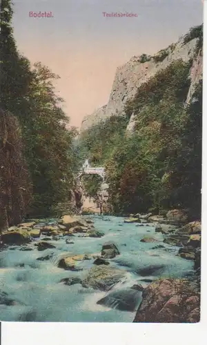 Partie im Bodetal Teufelsbrücke ngl 91.747