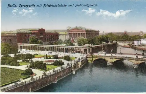 Berlin Nationalgalerie Friedrichsbrücke ngl B4899