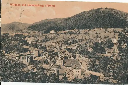 Bad Wildbad mit Sommerberg gl1919 133.633