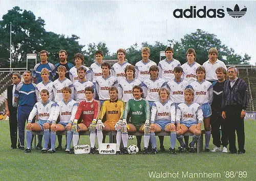 Fußball: SV Waldhof Mannheim Mannschaft 88/89 112.459