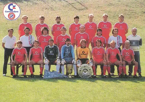 Fußball: FC Bayern München Mannschaft 1986/87 112.545