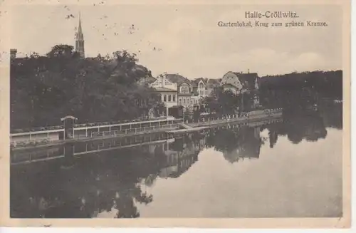 Halle a.S.-Cröllwitz Gartenlokal gl1913 91.606