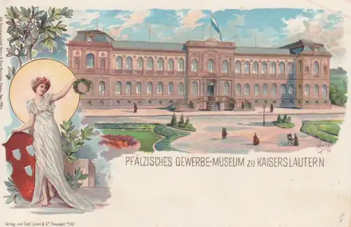 Kaiserslautern Litho Gewerbe-Museum ngl 93.451