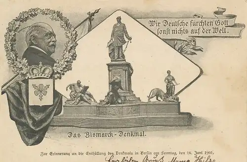 Berlin Bismarck-Denkmal gl1901 117.309