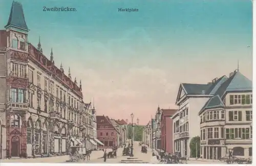 Zweibrücken Marktplatz feldpgl1916 93.505