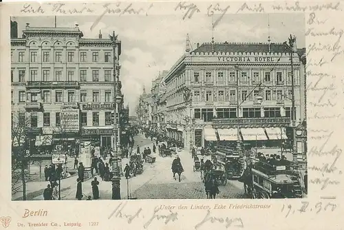 Berlin Friedrichstr./Unter d. Linden gl1900 117.357