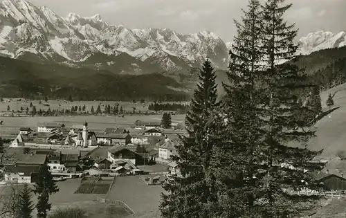 Wallgau Wettersteingebirge mit Zugspitze ngl 119.928