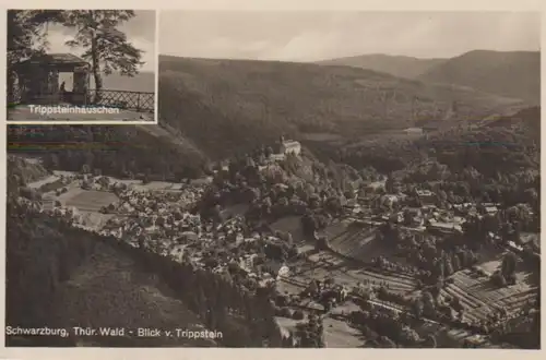 Schwarzburg Trippsteinhäuschen Panorama ngl 96.430