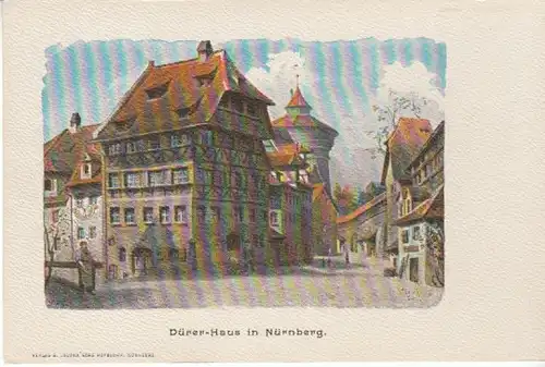 Nürnberg Dürer-Haus Künstlerkarte ngl B5346