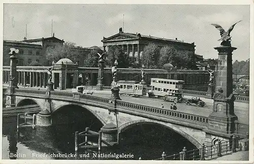 Berlin Friedrichsbrücke Nationalgalerie gl1936 118.250