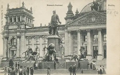 Berlin Partie am Bismarckdenkmal gl1906 119.193