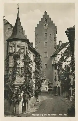 Meersburg a.B. Obertor mit Gasthof Bären gl1930 133.352