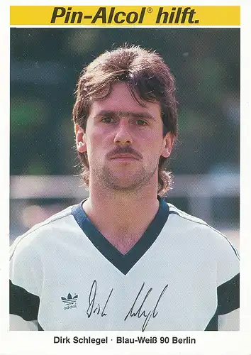 Fußball: B.-W. 90 Berlin D. Schlegel Werbekarte 111.947