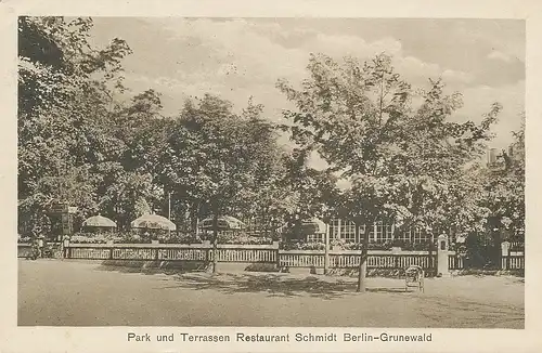 Berlin-Grunewald Restaurant Schmidt gl1935 117.096