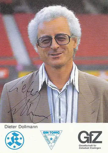 Fußball: Stuttgarter Kickers Dieter Dollmann 112.708