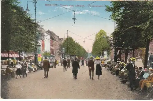 Berlin Unter den Linden Promenade ngl B4871