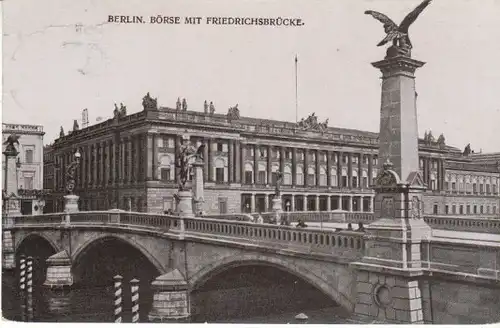 Berlin Börse mit Friedrichsbrücke gl1907 B4881