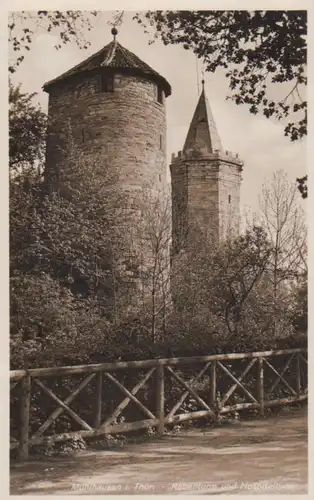 Mühlhausen/Thür Rabenturm Hospitalturm glca.1950 92.862