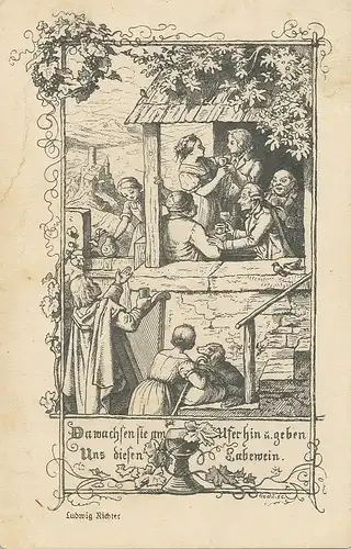 Ludwig Richter - Labewein gl1925 118.697