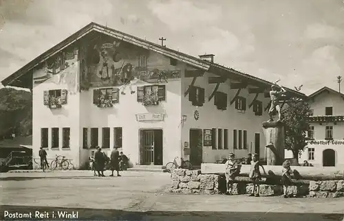 Reit im Winkl Postamt Gasthof Löwen gl1966 119.746