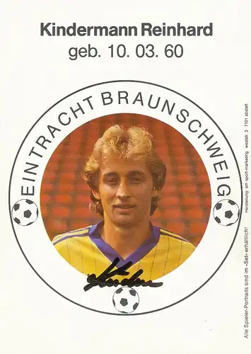 Fußball: Eintr. Braunschweig R. Kindermann 112.027