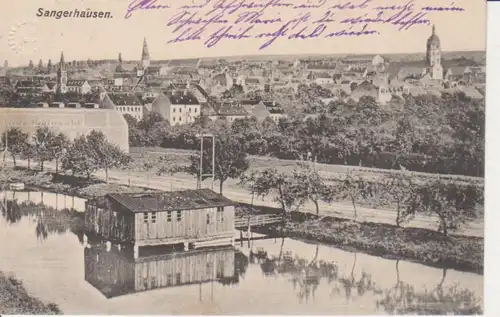 Sangerhausen Stadtpanorama feldpgl1916 92.164