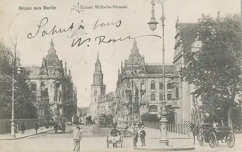 Berlin Kaiser Wilhelm Straße gl1907 117.709